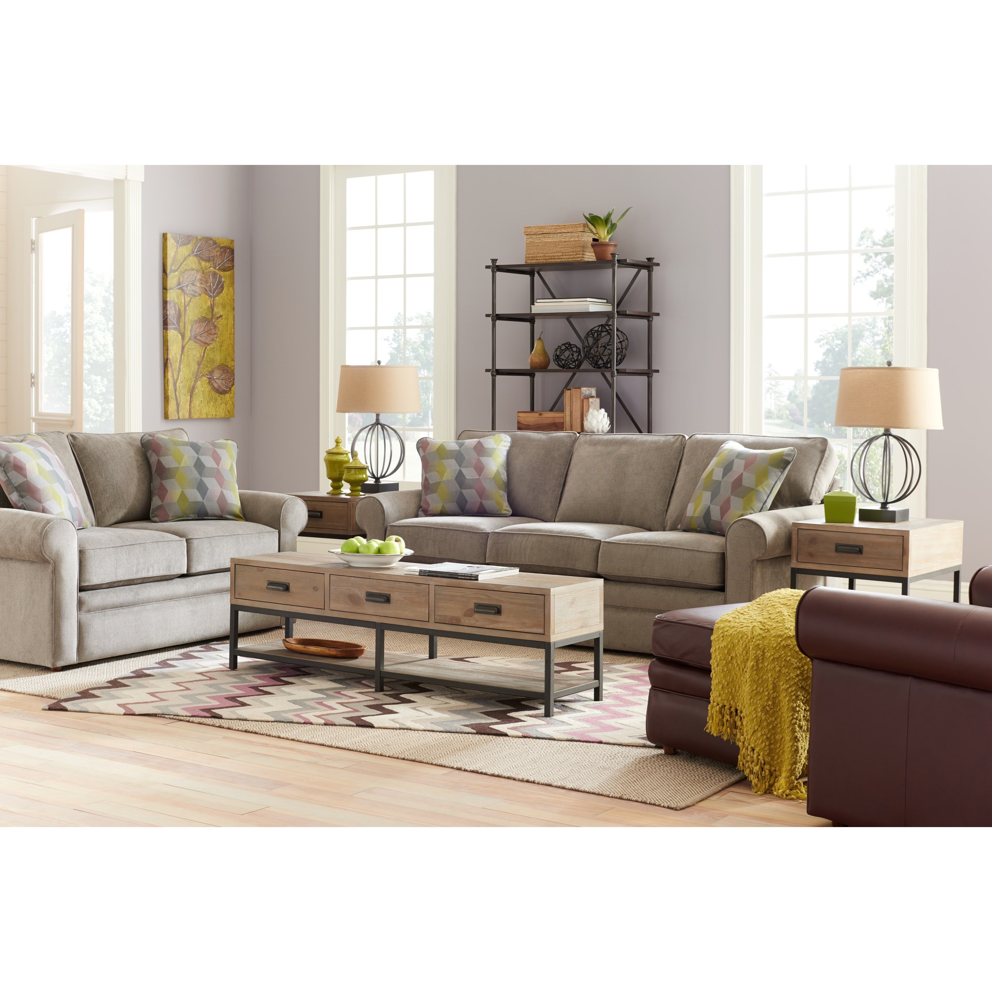 La Z Boy Collins 610494 C124153 Sofa with Rolled Arms Lindy s